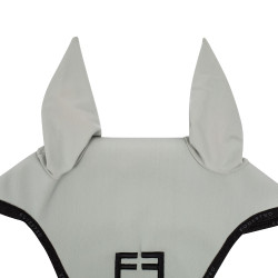 Bonnet anti-mouches en tissu technique avec logo GP Equestro Vert clair / noir Bonnet anti-mouches en tissu technique avec logo GP Equestro Vert clair / noir