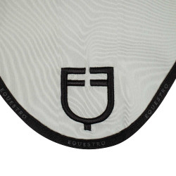 Bonnet anti-mouches en tissu technique avec logo GP Equestro Vert clair / noir Bonnet anti-mouches en tissu technique avec logo GP Equestro Vert clair / noir