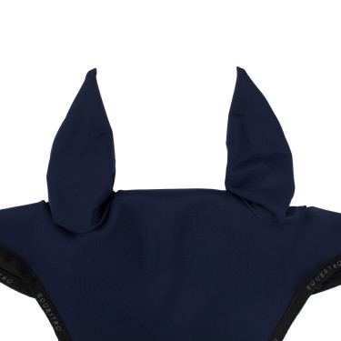 Bonnet anti-mouches en tissu technique avec logo GP Equestro Marine / noir Bonnet anti-mouches en tissu technique avec logo GP Equestro Marine / noir