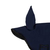 Bonnet anti-mouches en tissu technique avec logo GP Equestro Marine / noir Bleu