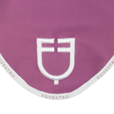 Vliegenmuts van technische stof met GP Equestro-logo Roze / wit