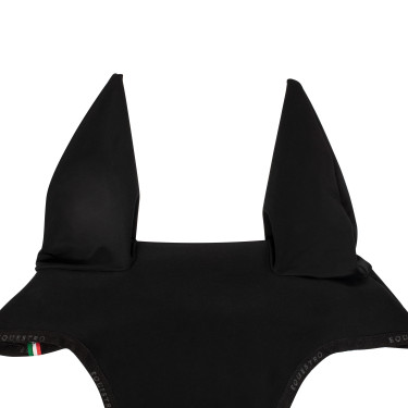 Bonnet anti-mouches en tissu technique avec attache au muserolle Equestro Bonnet anti-mouches en tissu technique avec attache au muserolle Equestro