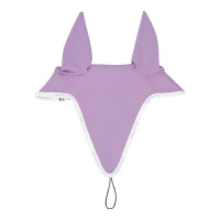 Bonnet anti-mouches en tissu technique avec attache au muserolle Equestro Noir / noir Bonnet anti-mouches en tissu technique avec attache au muserolle Equestro Noir / noir