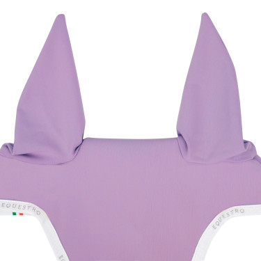 Bonnet anti-mouches en tissu technique avec attache au muserolle Equestro Bonnet anti-mouches en tissu technique avec attache au muserolle Equestro