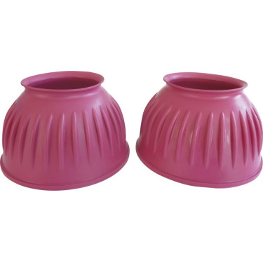 Cloches fermées Norton Soft striées Fuchsia Rose