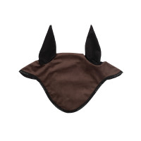 Vliegenmasker in stof Louvre Acavallo Bruin