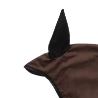 Vliegenmasker in stof Louvre Acavallo Bruin