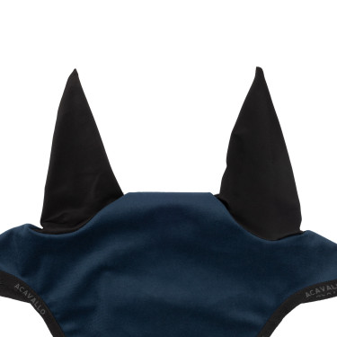Vliegenmasker in stof Louvre Acavallo Blauw