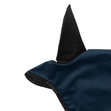 Vliegenmasker in stof Louvre Acavallo Blauw