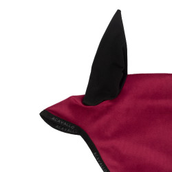 Bonnet anti-mouches en tissu Louvre Acavallo Vin Rouge
