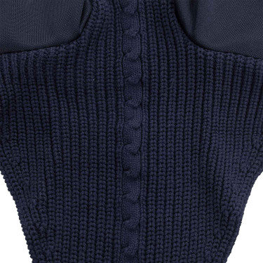 Bonnet anti-mouches en maille avec attache à la muserolle Equestro Marine Bonnet anti-mouches en maille avec attache à la muserolle Equestro Marine