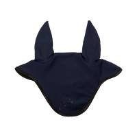 Bonnet anti-mouches en lycra avec logo en silicone Acavallo Bleu profond / noir Bleu marine Bonnet anti-mouches en lycra avec logo en silicone Acavallo Bleu profond / noir Bleu marine