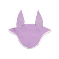 Lycra vliegenmasker met siliconen Acavallo-logo Lila / wit Violet