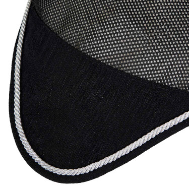 Bonnet anti-mouches en coton et tissu perforé Diamond Equestro Bonnet anti-mouches en coton et tissu perforé Diamond Equestro