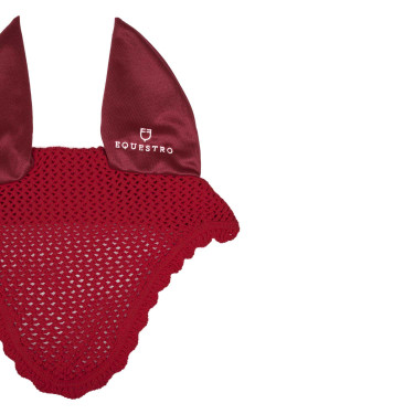 Bonnet anti-mouches en coton avec oreilles élastiques Equestro Bonnet anti-mouches en coton avec oreilles élastiques Equestro