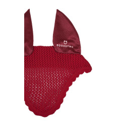 Bonnet anti-mouches en coton avec oreilles élastiques Equestro Bordeaux Bonnet anti-mouches en coton avec oreilles élastiques Equestro Bordeaux