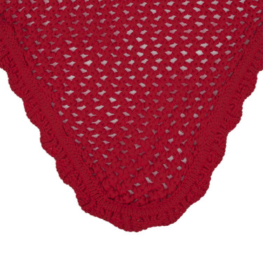 Bonnet anti-mouches en coton avec oreilles élastiques Equestro Bordeaux Bonnet anti-mouches en coton avec oreilles élastiques Equestro Bordeaux