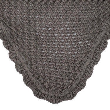 Bonnet anti-mouches en coton avec oreilles élastiques Equestro Gris