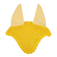 Bonnet anti-mouches en coton avec oreilles élastiques Equestro Noir Bonnet anti-mouches en coton avec oreilles élastiques Equestro Noir