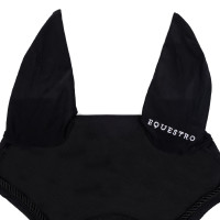 Bonnet anti-mouches en coton avec logo central New Style Equestro Noir