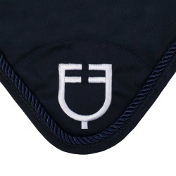 Bonnet anti-mouches en coton avec logo central New Style Equestro Marine Bleu marine Bonnet anti-mouches en coton avec logo central New Style Equestro Marine Bleu marine