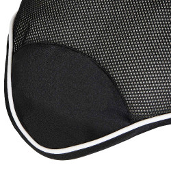 Antivliegenkap van antibacterieel katoen Equestro Zwart / zwart