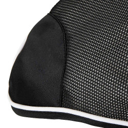 Antivliegenkap van antibacterieel katoen Equestro Zwart / zwart