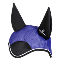 Bonnet anti-mouches en coton antibactérien Equestro Noir / noir Bonnet anti-mouches en coton antibactérien Equestro Noir / noir