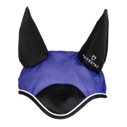 Antivliegenkap van antibacterieel katoen Equestro Koninklijk / zwart Blauw