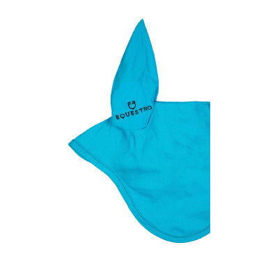 Anti-vliegennetje basiscollectie met elastische oren Equestro Turkoois Blauw