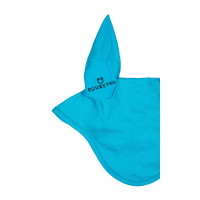 Bonnet anti-mouches collection basique avec oreilles élastiques Equestro Noir