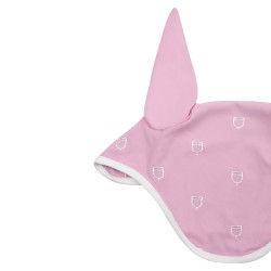 Bonnet anti-mouches logo multicolore White Line Edition Equestro Rose orchidée