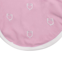Bonnet anti-mouches logo multicolore White Line Edition Equestro Rose orchidée