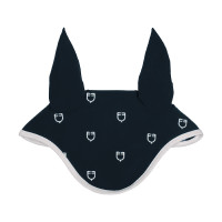 Bonnet anti-mouches logo multicolore White Line Edition Equestro Marine Bleu marine Bonnet anti-mouches logo multicolore White Line Edition Equestro Marine Bleu marine