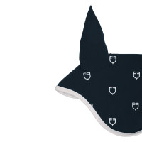 Bonnet anti-mouches logo multicolore White Line Edition Equestro Marine Bleu marine Bonnet anti-mouches logo multicolore White Line Edition Equestro Marine Bleu marine