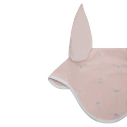 Bonnet anti-mouches logo multicolore White Line Edition Equestro Rose