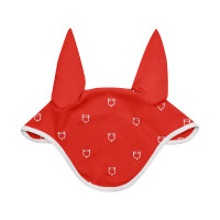 Bonnet anti-mouches logo multicolore White Line Edition Equestro Rouge