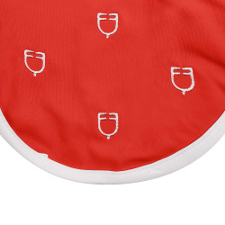 Bonnet anti-mouches logo multicolore White Line Edition Equestro Rouge