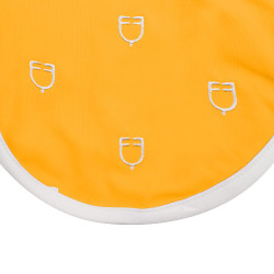 Bonnet anti-mouches logo multicolore White Line Edition Equestro Jaune