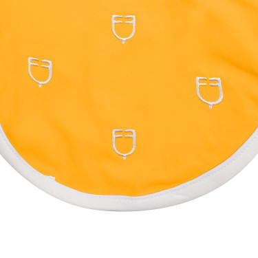 Bonnet anti-mouches logo multicolore White Line Edition Equestro Jaune