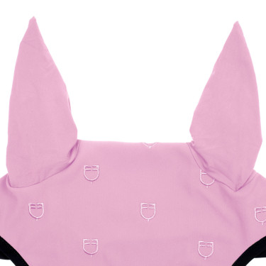 Bonnet anti-mouches logo multicolore Black Line Edition Equestro Rose orchidée