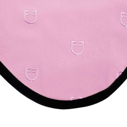Bonnet anti-mouches logo multicolore Black Line Edition Equestro Rose orchidée