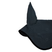 Bonnet anti-mouches logo multicolore Black Line Edition Equestro Marine Bleu marine