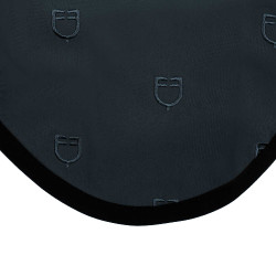 Bonnet anti-mouches logo multicolore Black Line Edition Equestro Marine Bleu marine