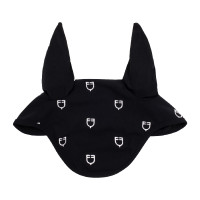 Bonnet anti-mouches logo multicolore Black Line Edition Equestro Noir