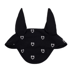 Bonnet anti-mouches logo multicolore Black Line Edition Equestro Noir