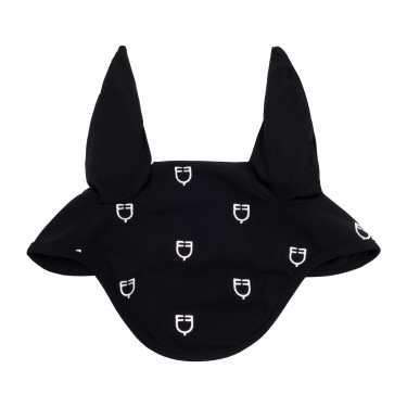 Bonnet anti-mouches logo multicolore Black Line Edition Equestro Bonnet anti-mouches logo multicolore Black Line Edition Equestro