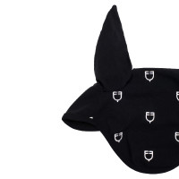 Bonnet anti-mouches logo multicolore Black Line Edition Equestro Noir