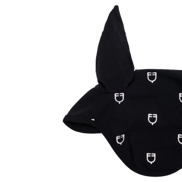 Bonnet anti-mouches logo multicolore Black Line Edition Equestro Bonnet anti-mouches logo multicolore Black Line Edition Equestro