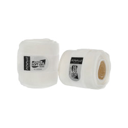 Bandes en gel et polaire Acavallo par paire Blanc Bandes en gel et polaire Acavallo par paire Blanc
